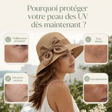 Chapeau en paille pour femme