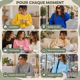 Pull gaufré femme 4