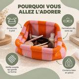 Trousse maquillage tricot