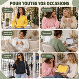 Pull gaufré femme photo 4