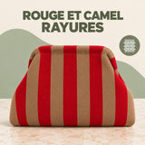 Rouge et Camel Rayures