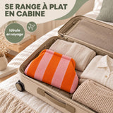 Trousse maquillage tricot