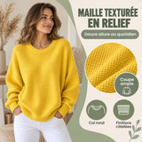 Pull gaufré femme 1