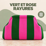 Vert et Rose Rayures