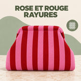 Rose et Rouge Rayures