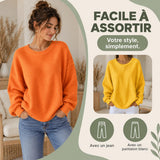 Pull gaufré femme 5