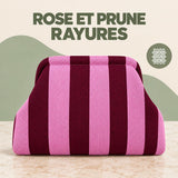Rose et Prune Rayures
